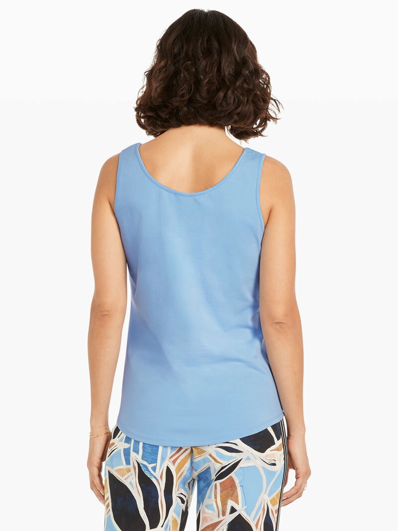 Woman Wears Shirt Tail Perfect Tank image number 2