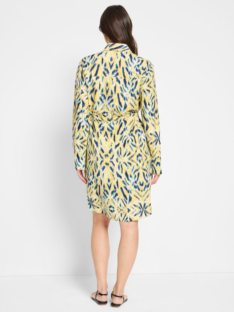 Woman Wears Sunny Skies Sydney Shirt Dress image number 2