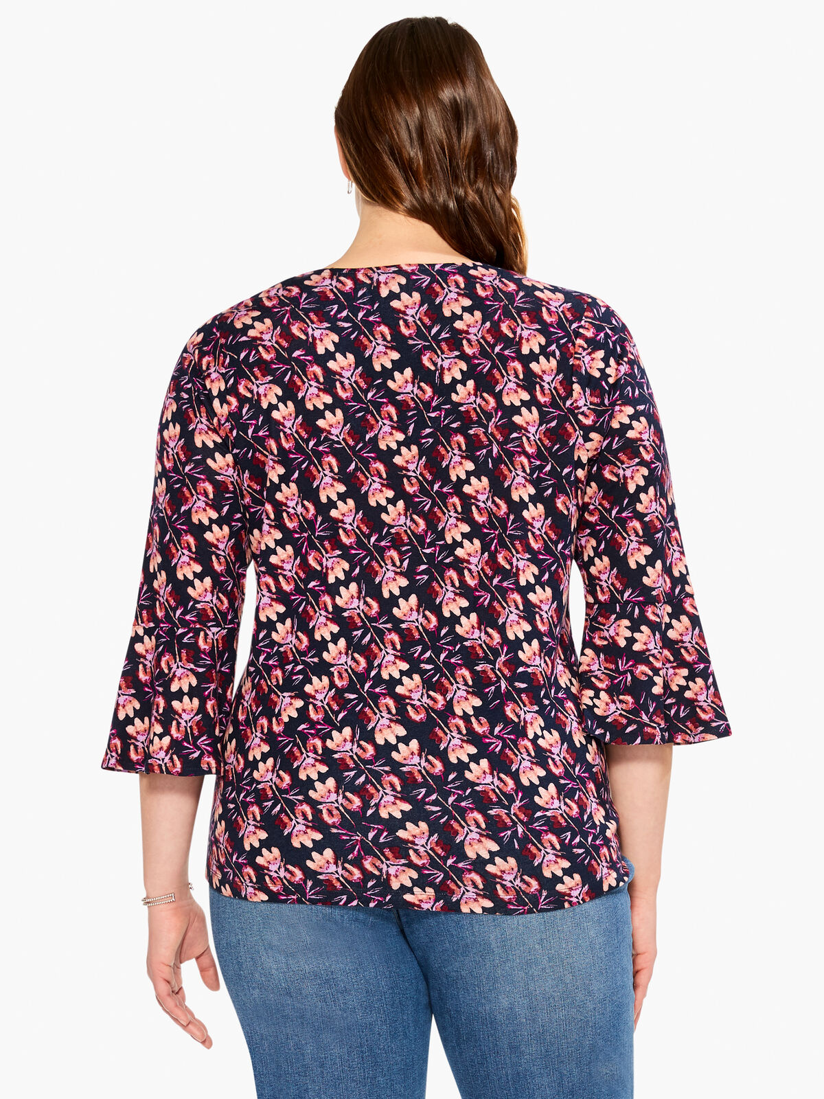 Stamped Petals Top