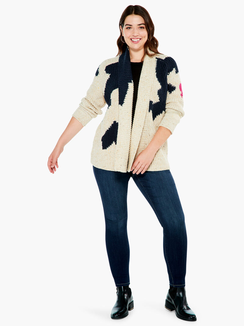 Woman Wears Bold Comfort Cardigan image number 3