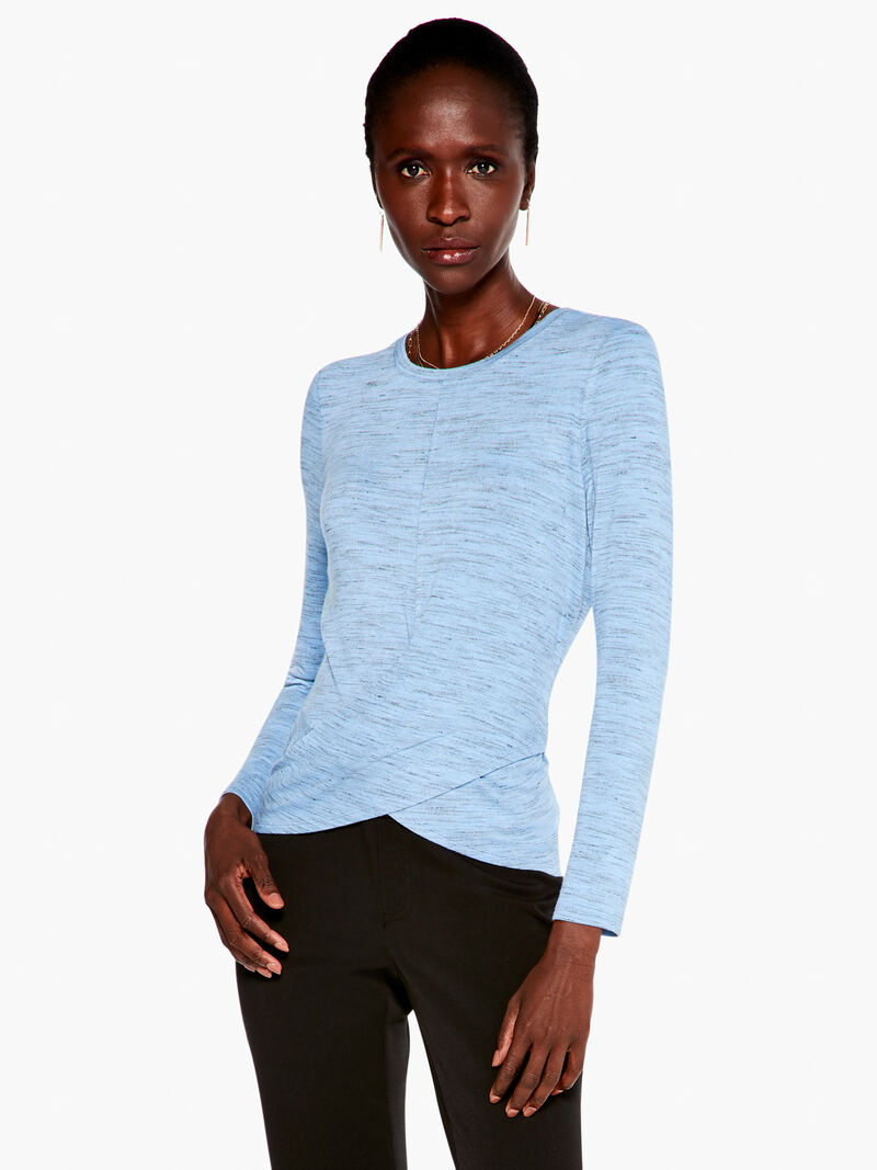 Woman Wears Spacedye Twist Top image number 0
