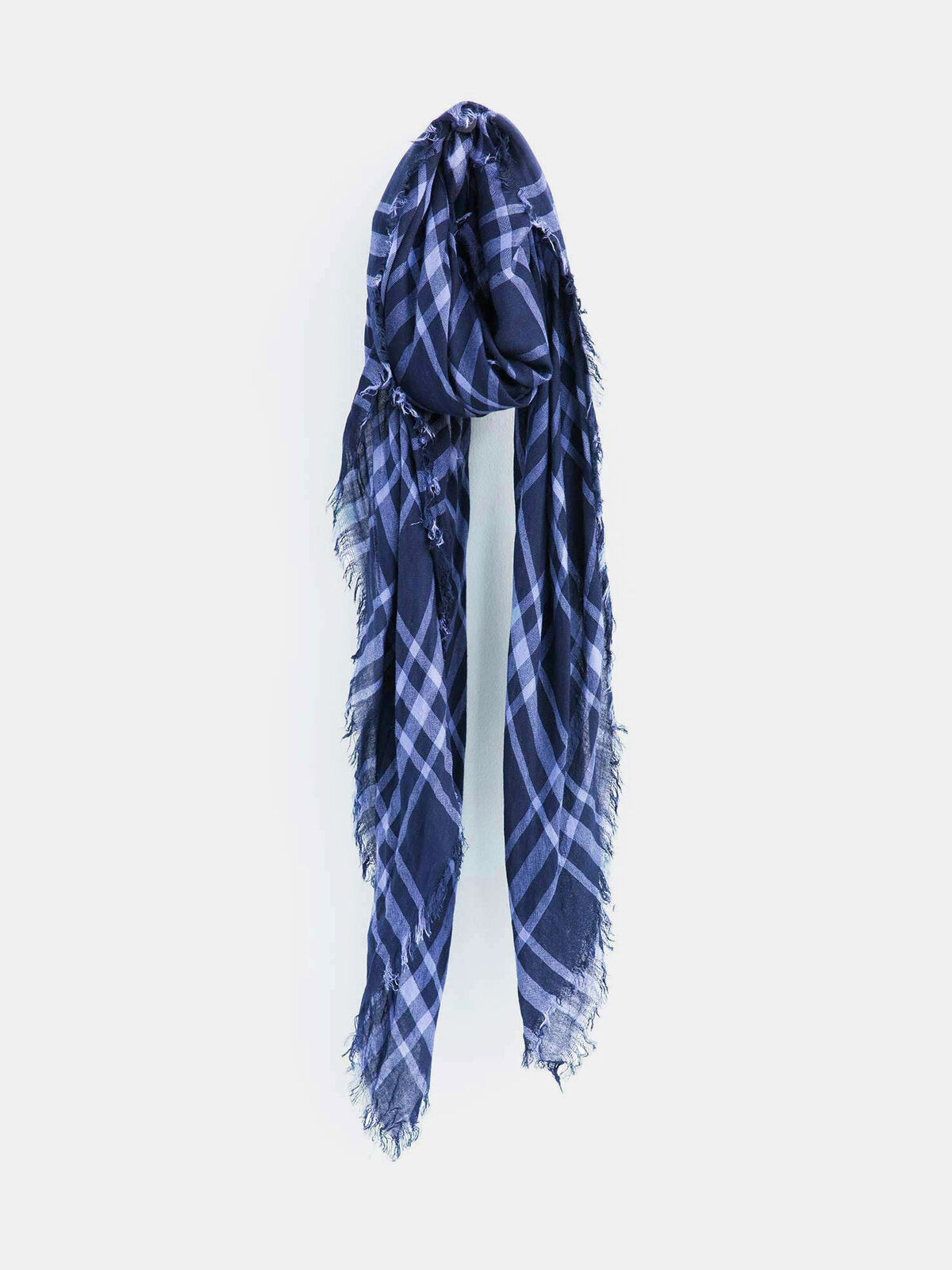 Chan Luu  Plaid Mix Scarf