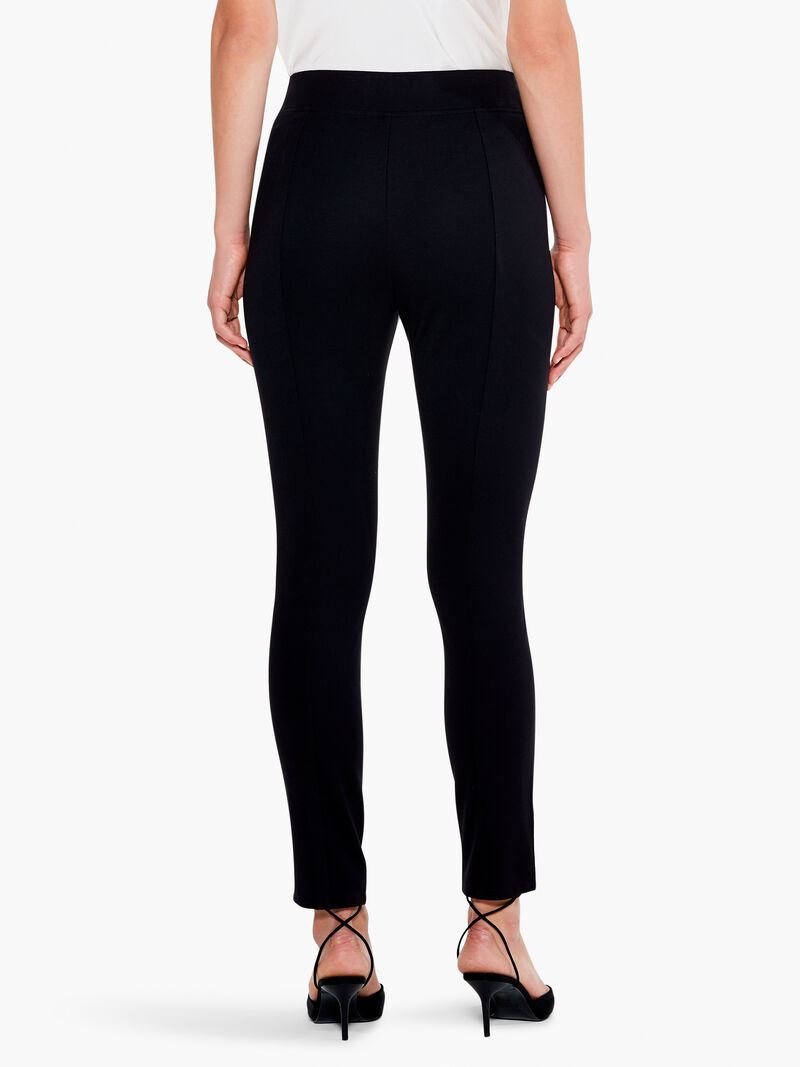 Woman Wears Vegan Leather 50/50 Legging image number 2