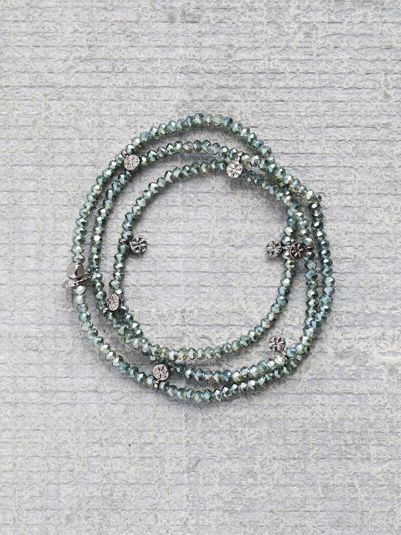 Marlyn Schiff Multi Stone Charm Bracelet