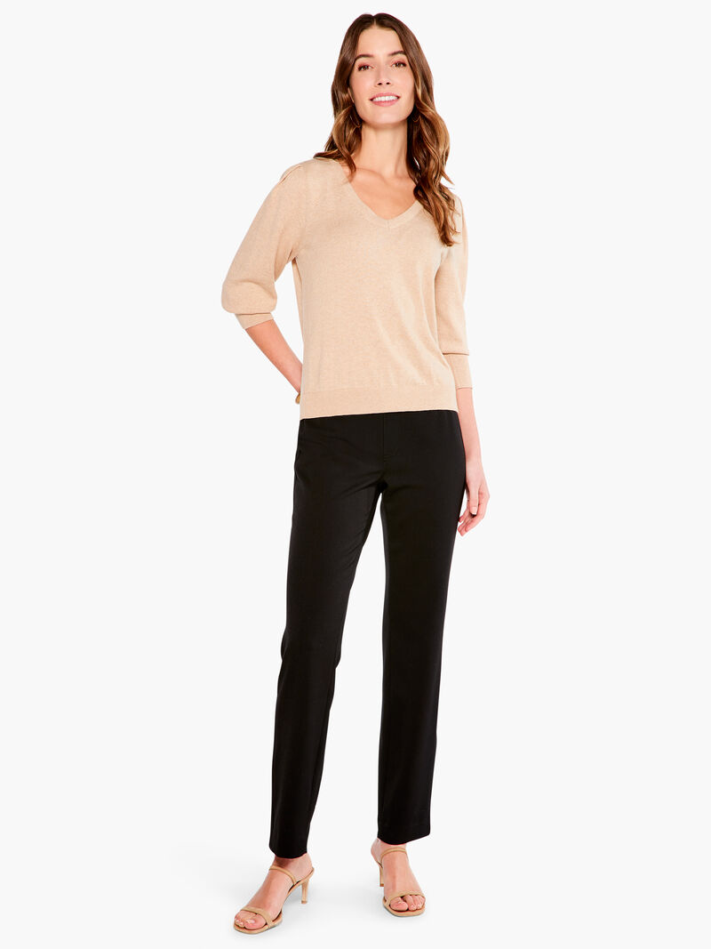 Woman Wears Work It Straight-Leg Trouser image number 3