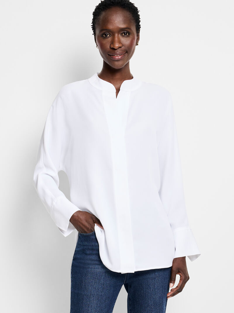 Woman Wears Go With The Flow Shirt image number 0