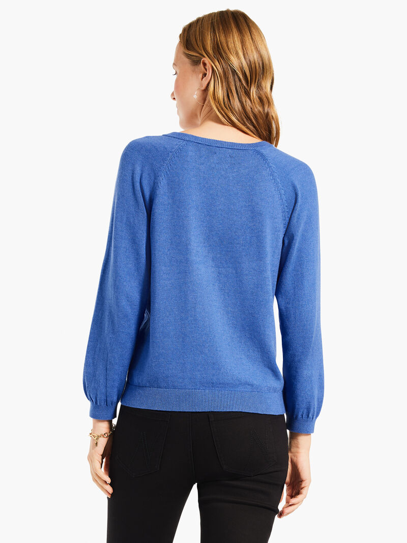 Woman Wears Here And There Sweater image number 2