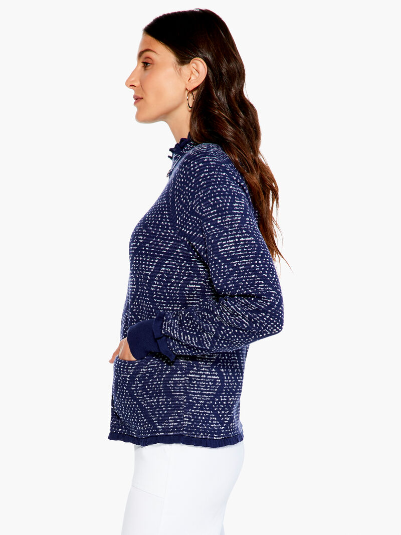 Woman Wears Starry Sky Jacket image number 1