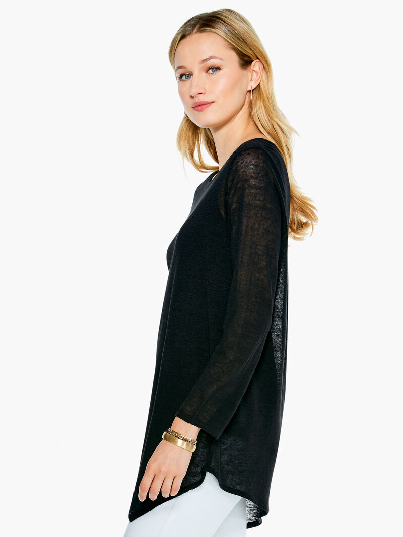 Woman Wears Featherweight Angle Sweater image number 1
