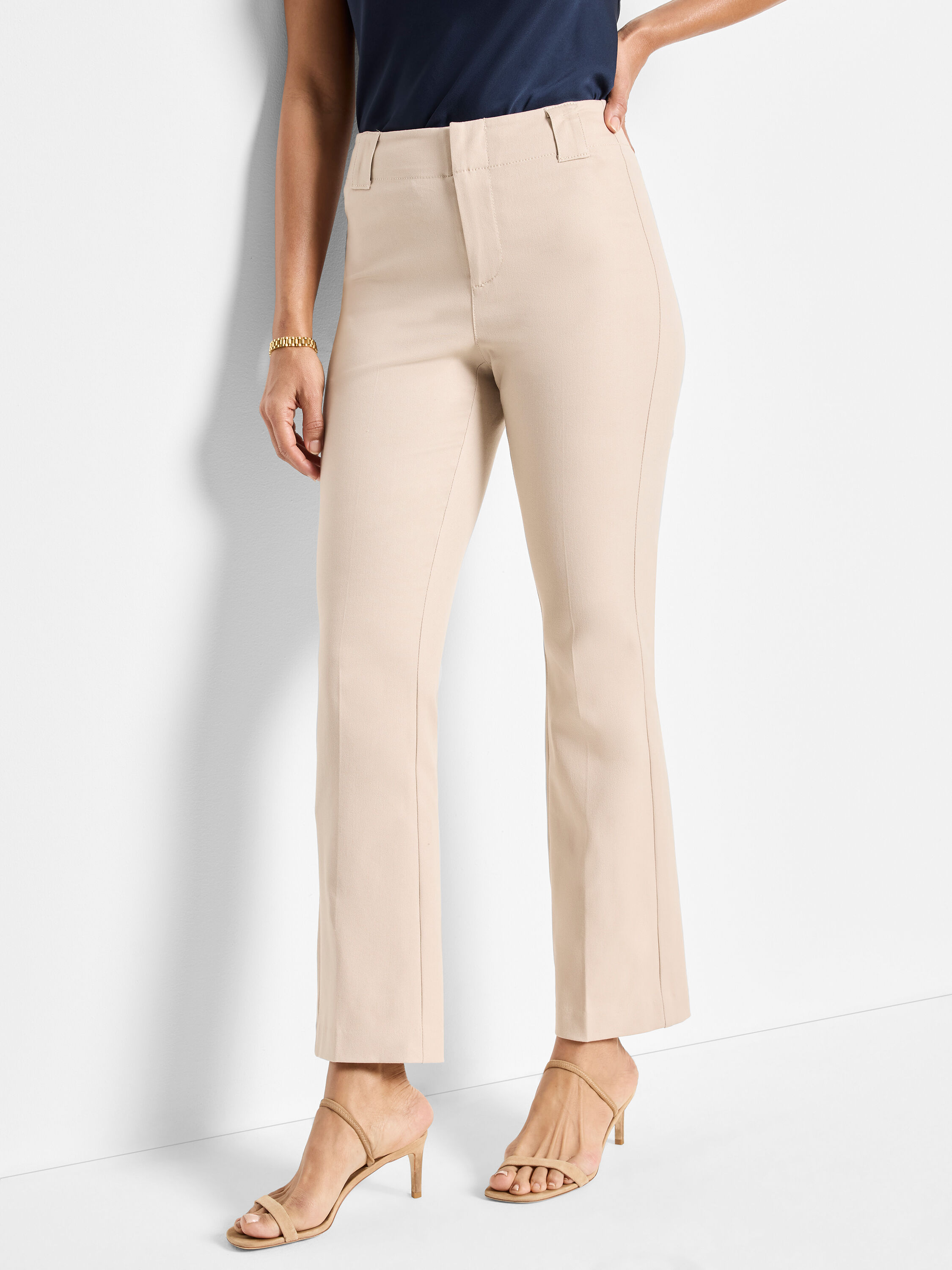 【SATIIIZ】Nedick Peach Cotton Pants Snapdragon Slacks — Lizzy Gee