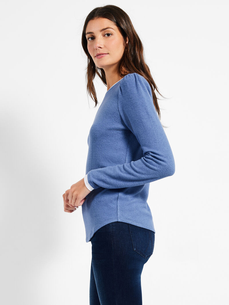 NZT Sweet Dreams Puff Shoulder Layered Top