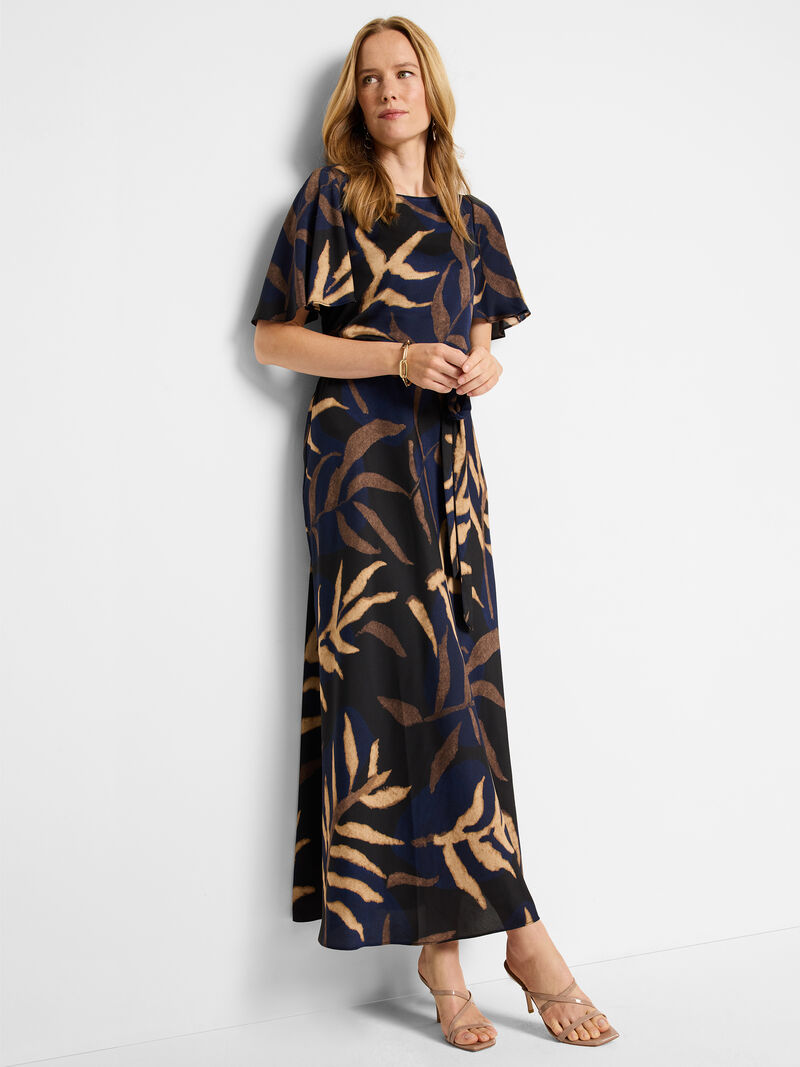 Woman Wears Midnight Fern Brooke Dress image number 5