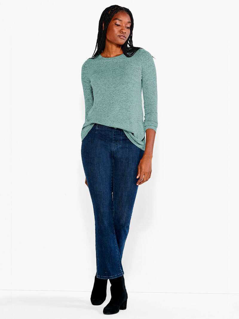Woman Wears NZT Sweet Dreams Long Sleeve Crew Tee image number 3
