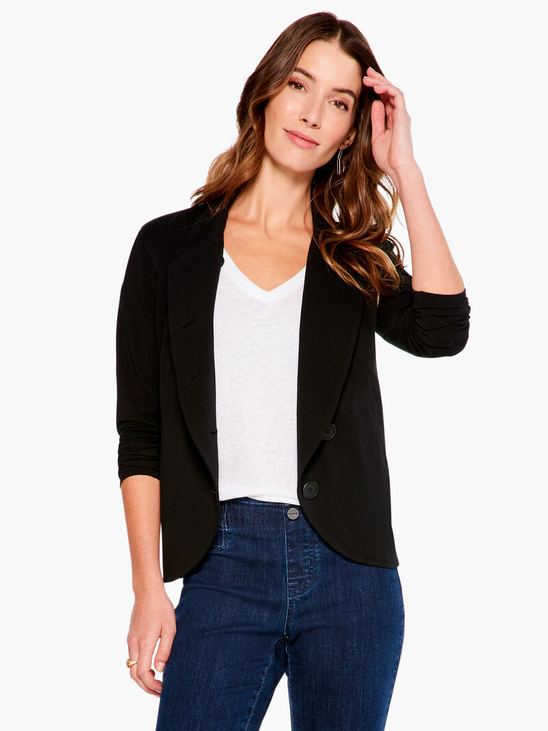 Woman Wears Perfect Knit Blazer image number 0