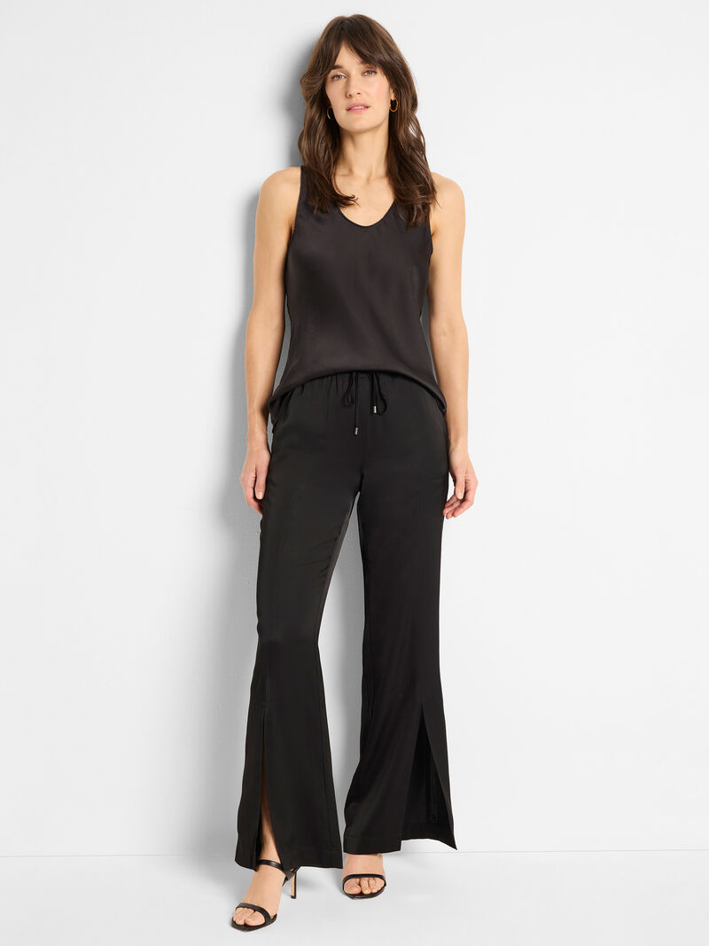 Woman Wears Social Edit Front Slit Pant image number 1