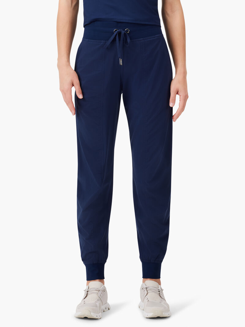 Woman Wears Tech Stretch Ruched Jogger image number 0