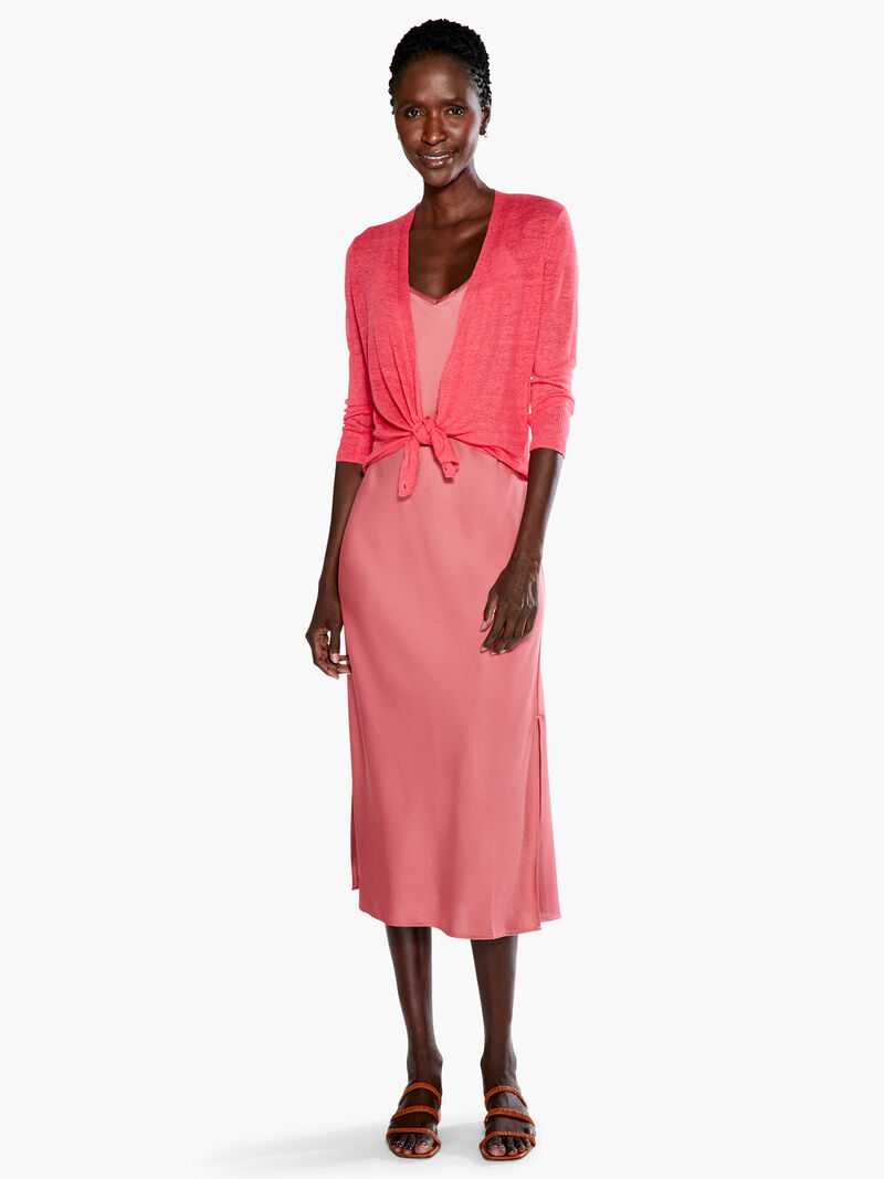 Woman Wears Lightweight 4-Way Cardigan image number 3