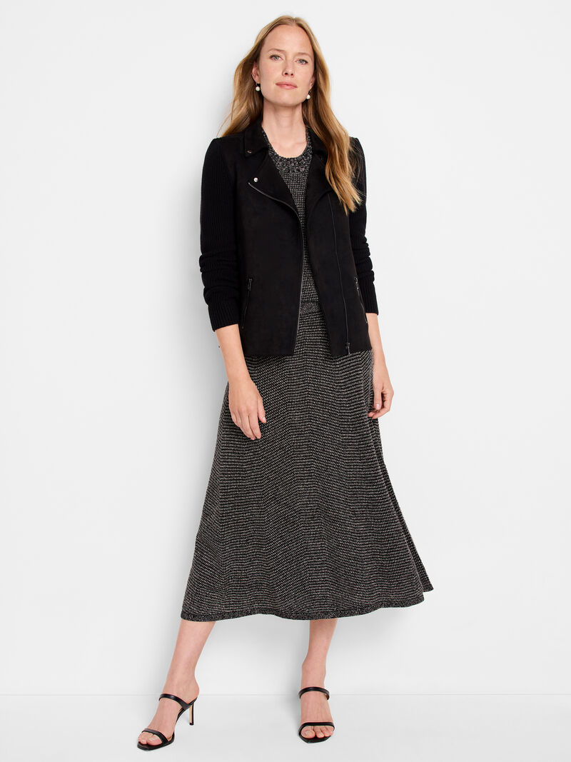 Woman Wears Pixel Knit Vest image number 1