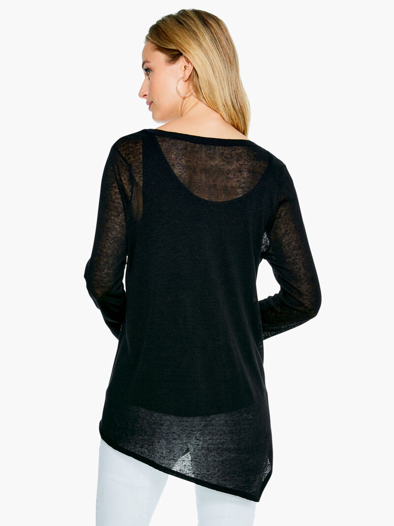 Woman Wears Featherweight Angle Sweater image number 2