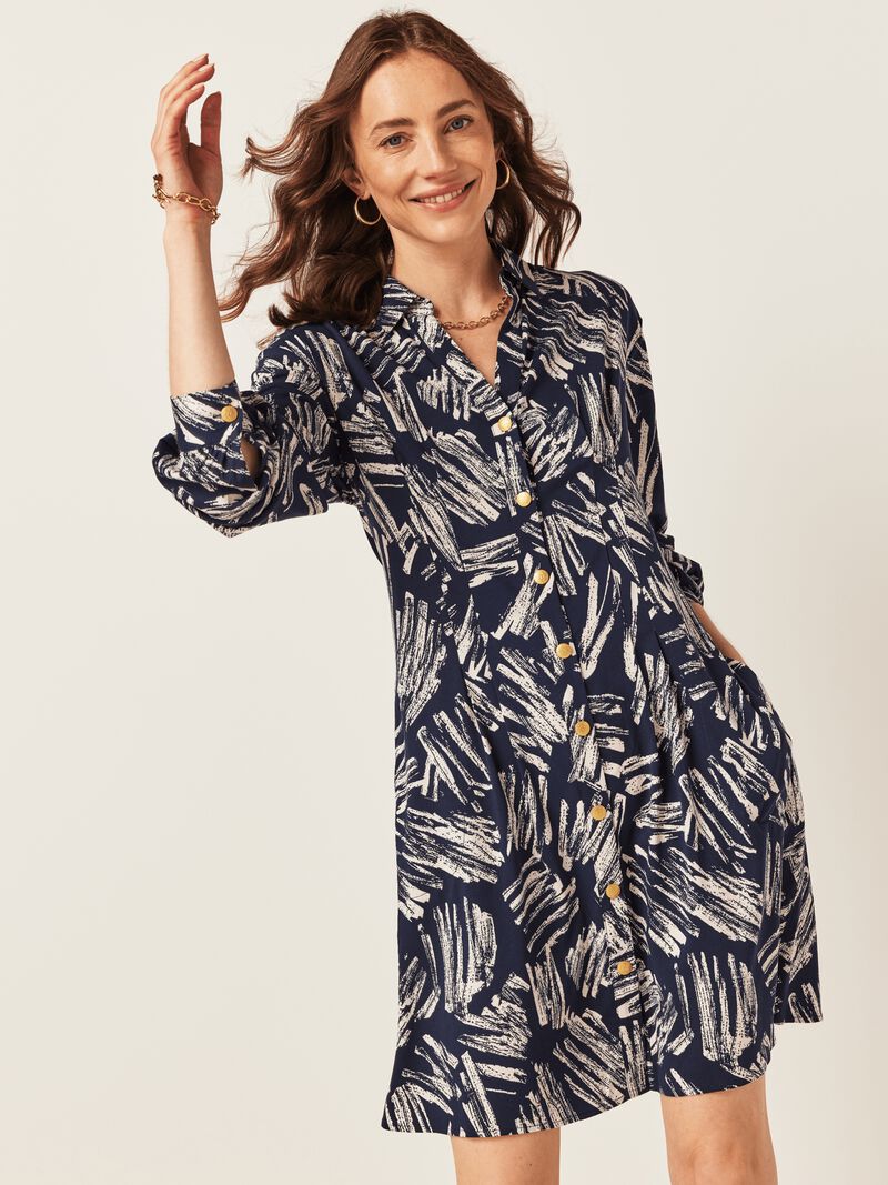 Woman Wears Sweet Strokes Live In Dress image number 0