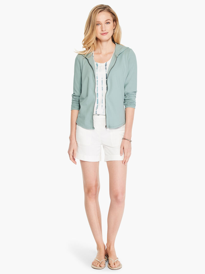 Woman Wears Ruffled Up Perfect Knit Jacket image number 3