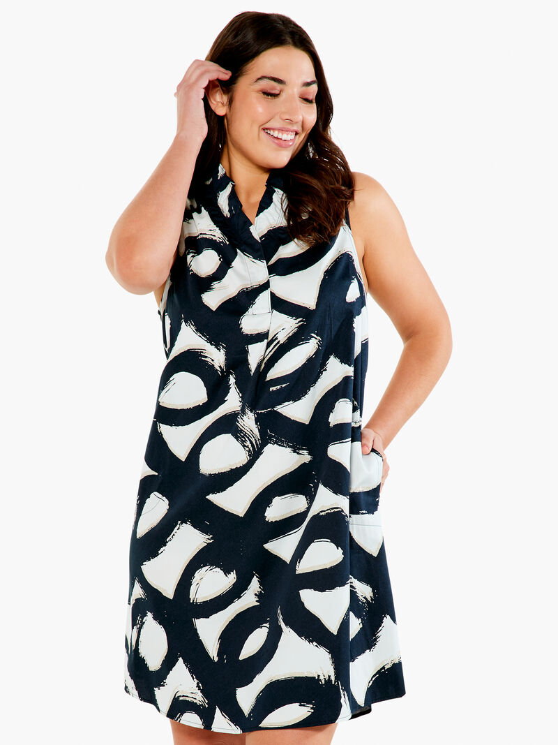 Woman Wears Squiggle Stretch Zest Dress image number 0
