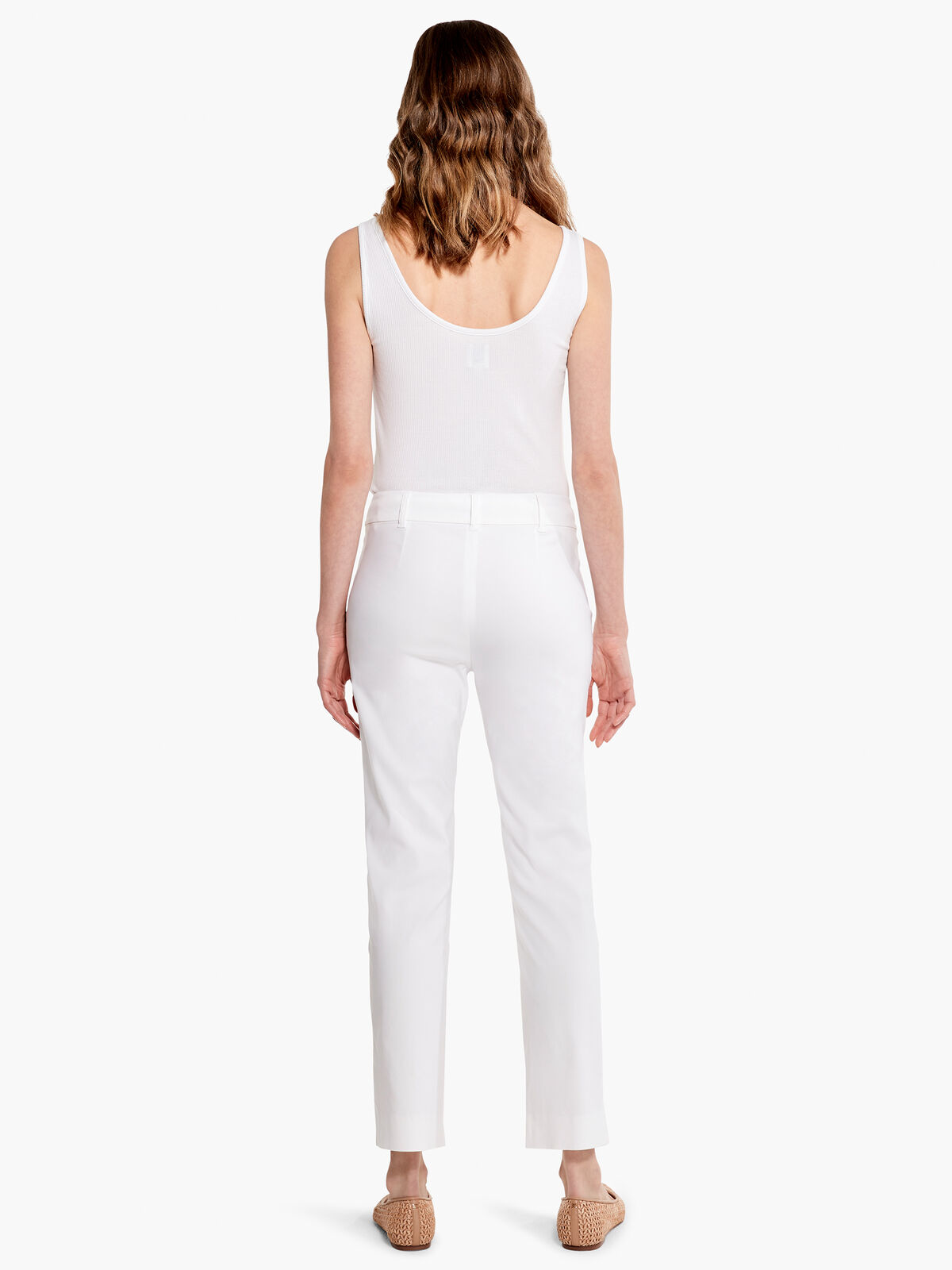 Polished Wonderstretch Straight Ankle Pant