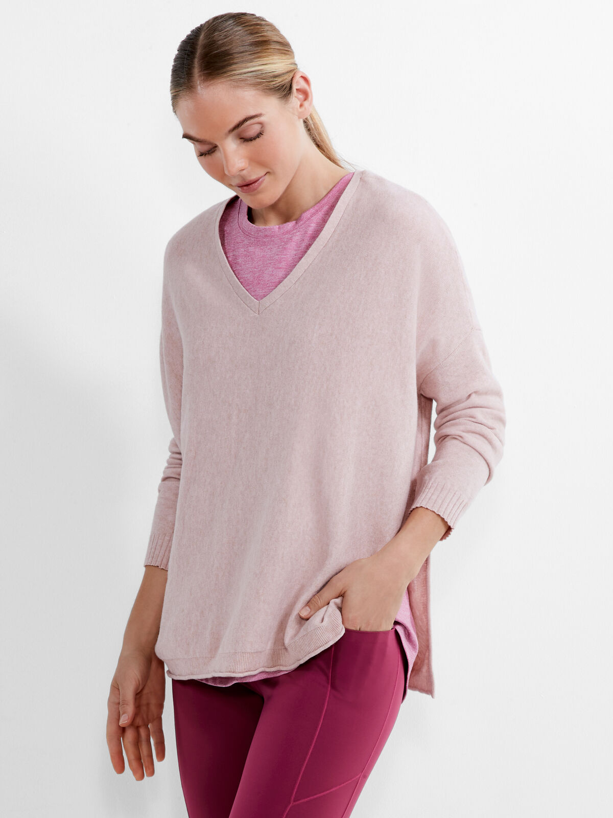 Cool Down Side Slit Sweater