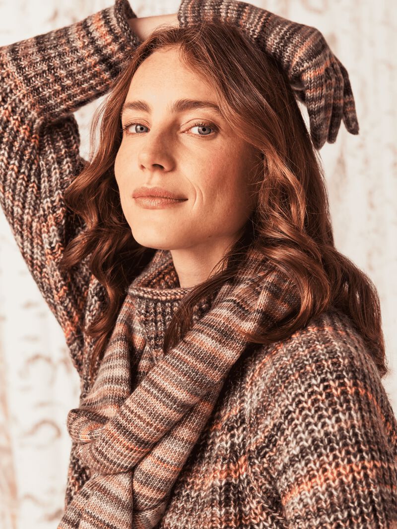 Woman Wears Party Mix Sweater image number 5