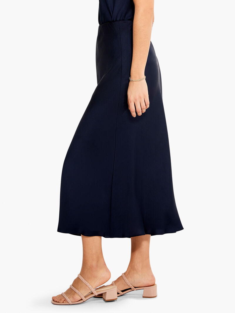 Woman Wears Crepe Slip Skirt image number 2