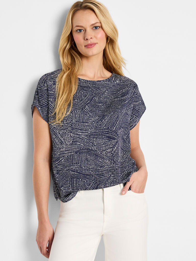 Woman Wears Swirling Sands Tee image number 0