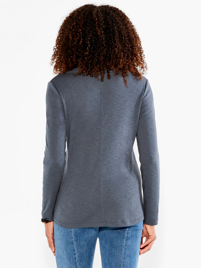 Woman Wears NZT Long Sleeve V Tee image number 2