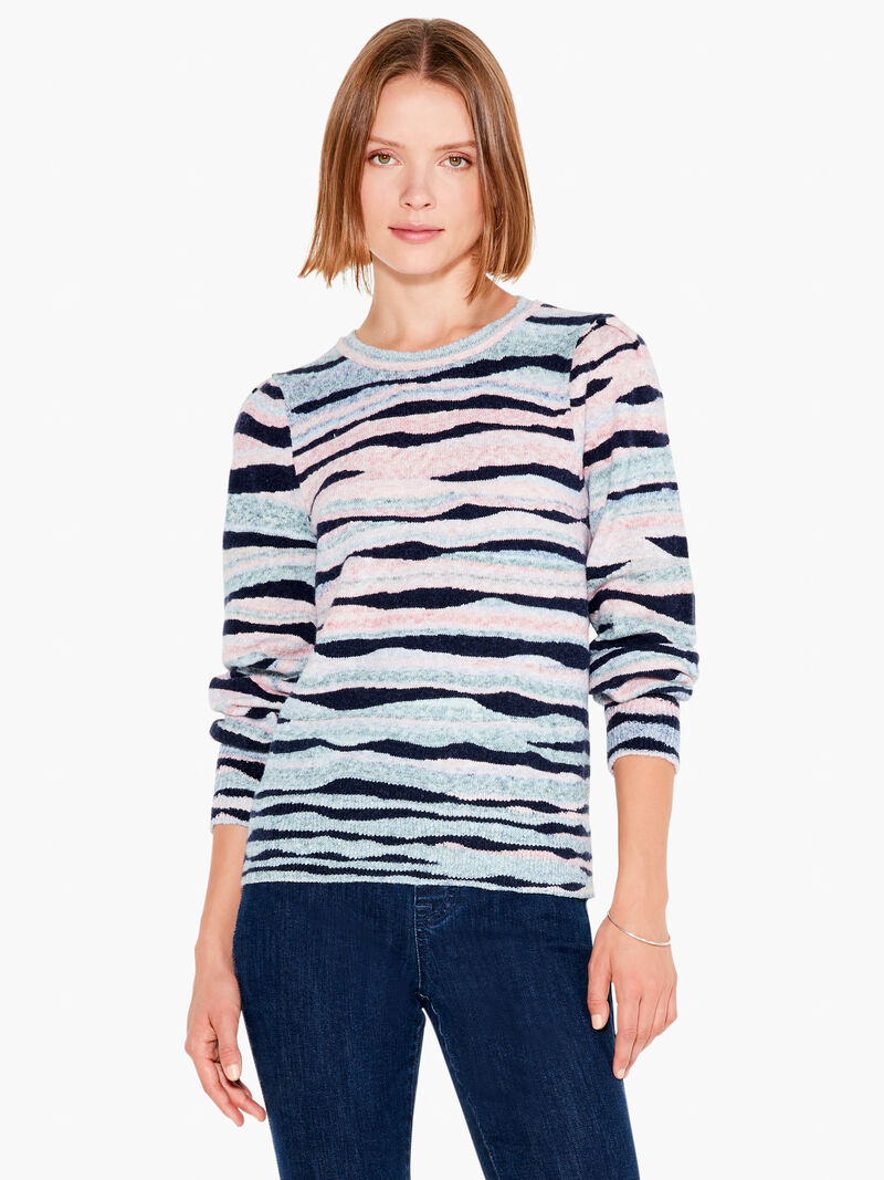 Woman Wears Snowed In Sweater image number 1