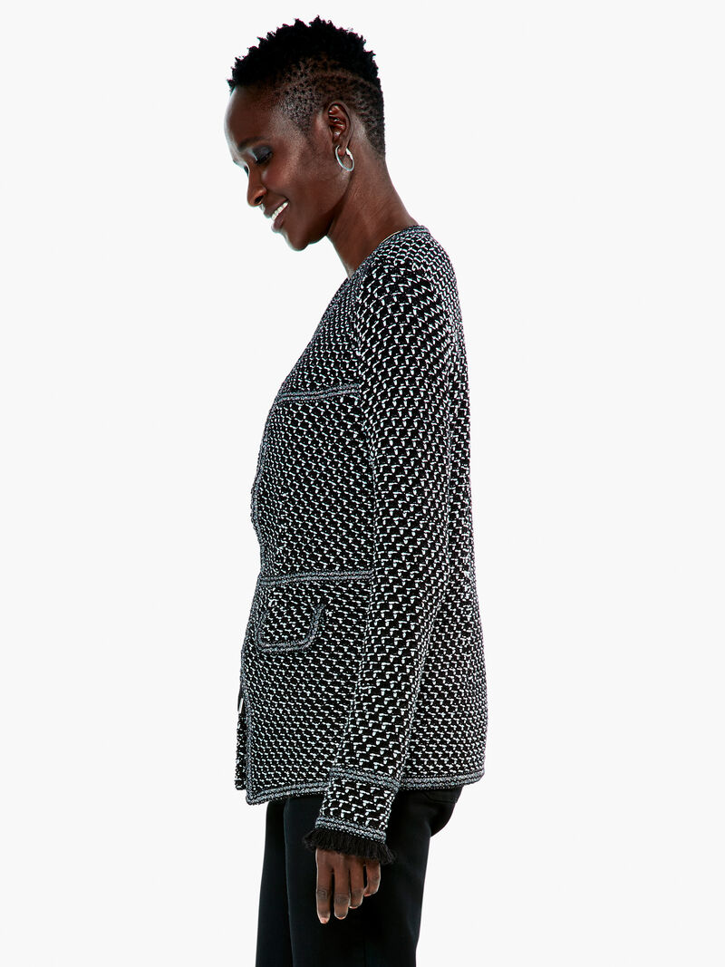 Woman Wears Up Tempo Knit Jacket image number 1