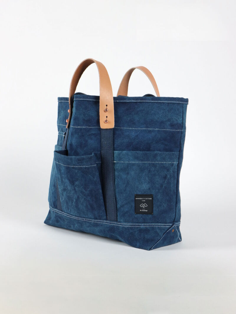 Woman Wears Immodest Cotton - Construction Tote image number 1