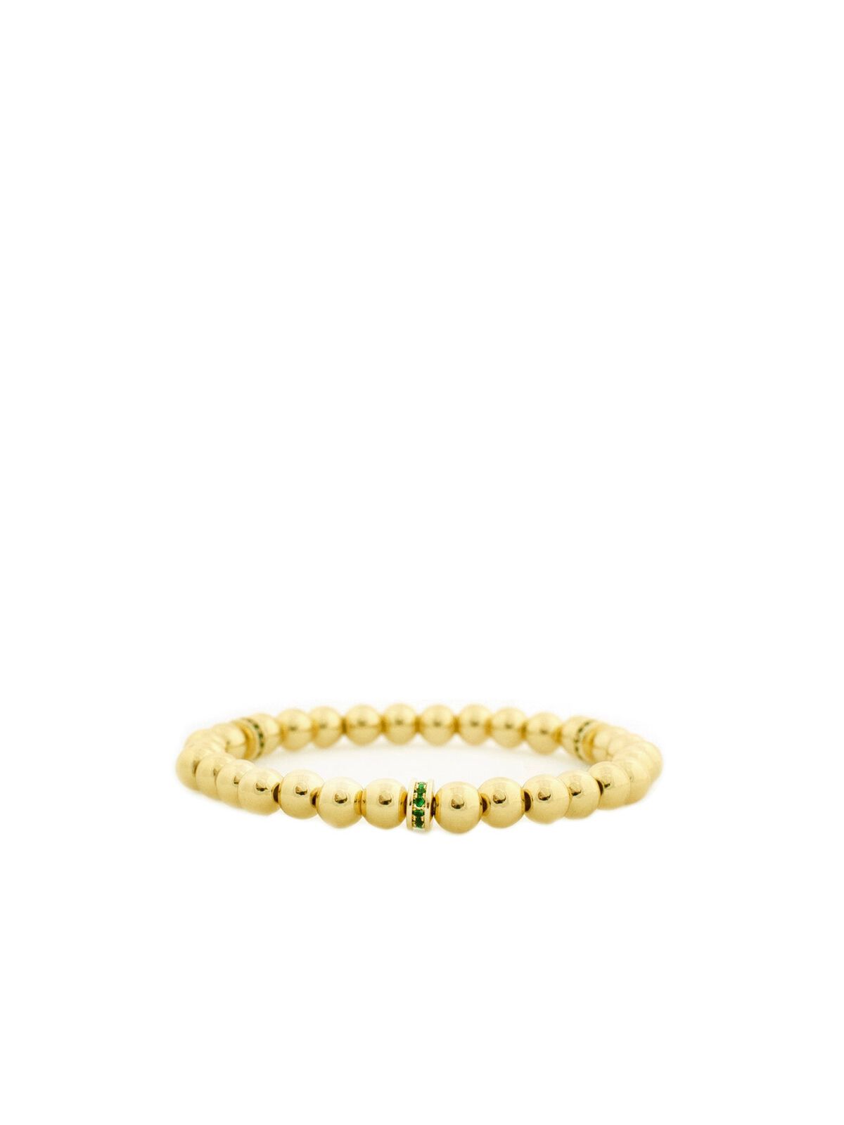 MARLYN SCHIFF TRI-PAVE SPACER BALL BRACELET