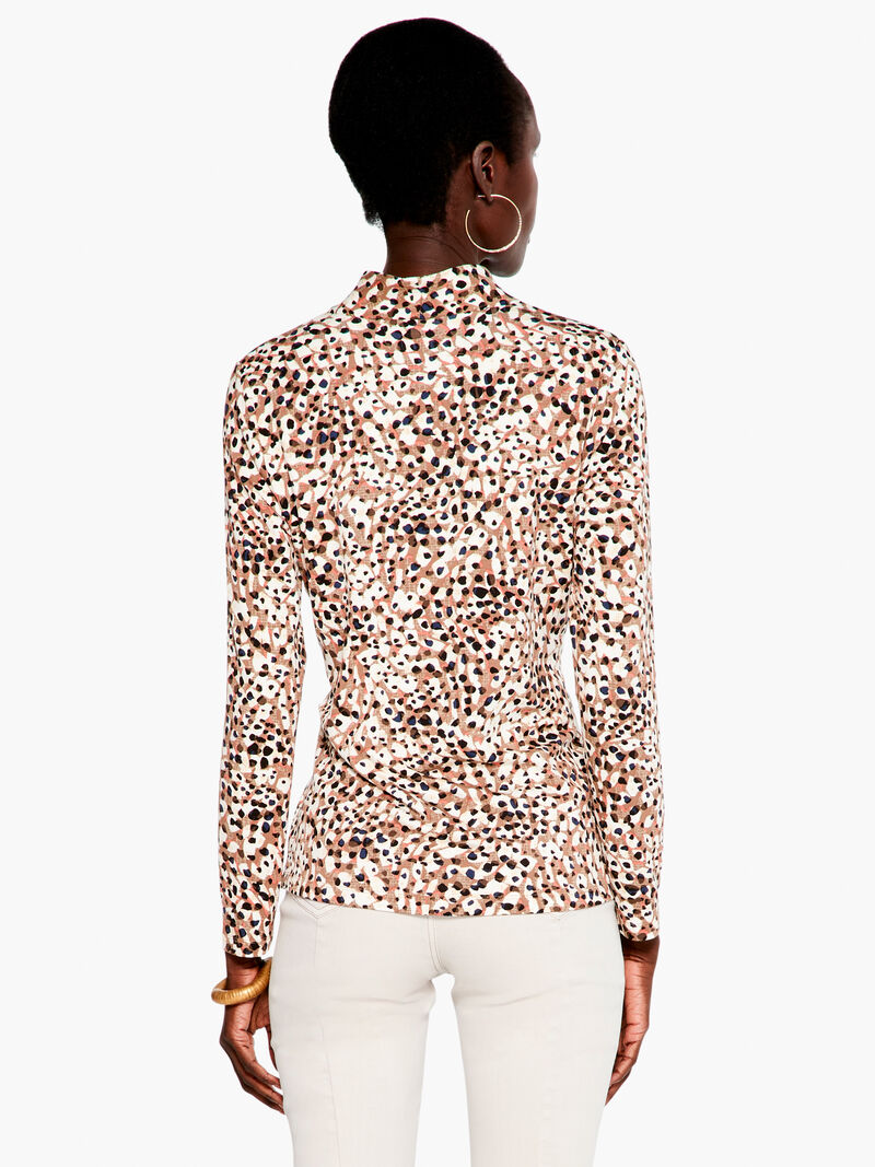 Woman Wears Forest Spot Top image number 2