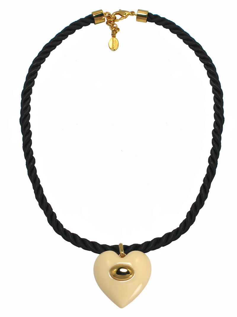 Woman Wears Lucas Jack - Heart Pendant Necklace image number 0