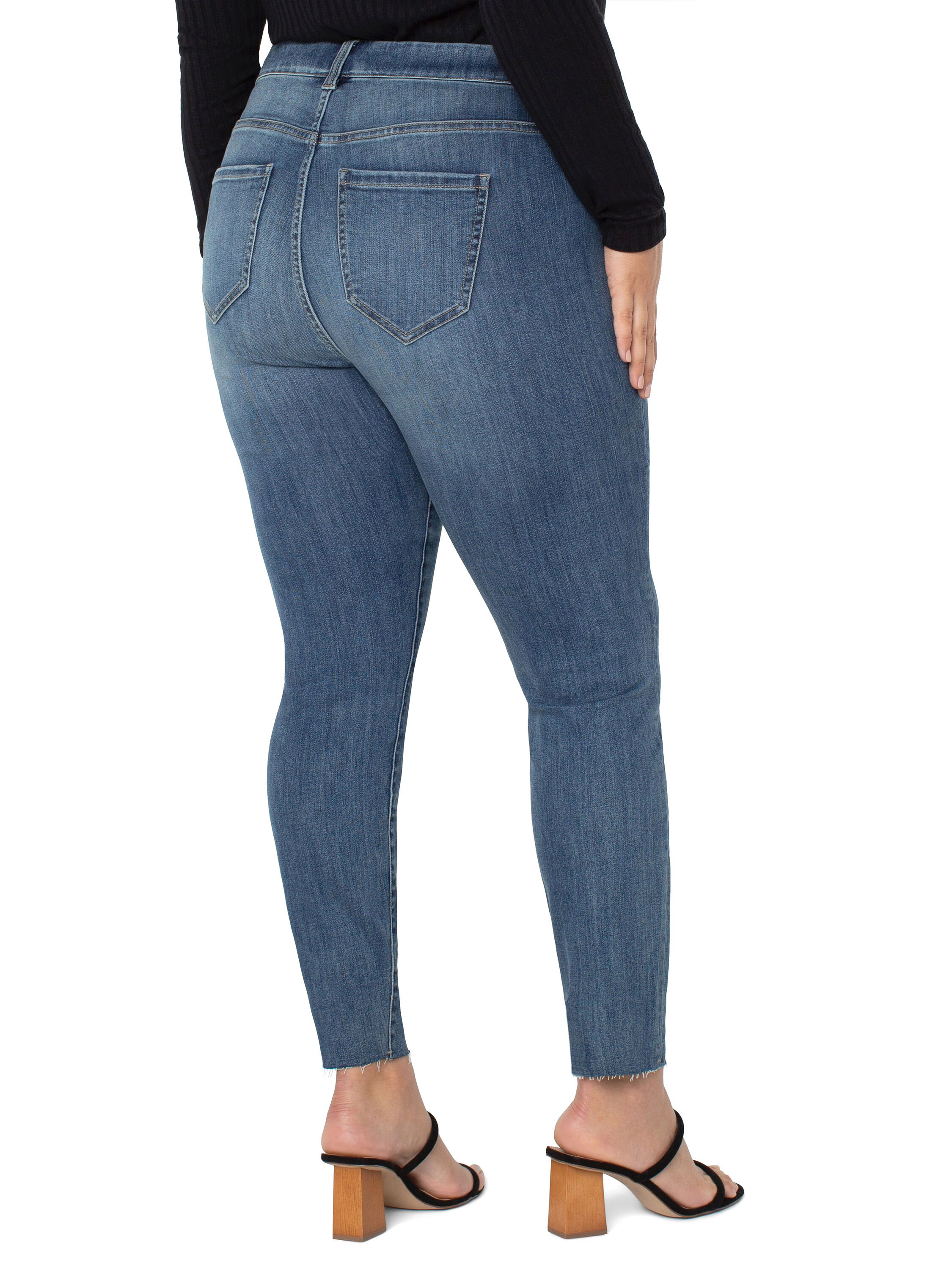Liverpool plus size jeans top