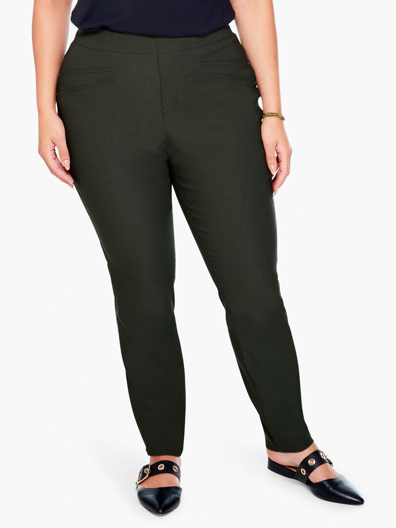 Woman Wears Wonderstretch Slim Jean image number 1