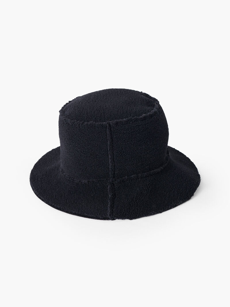 Woman Wears Hat Attack Reversible Faux Bucket Hat image number 1