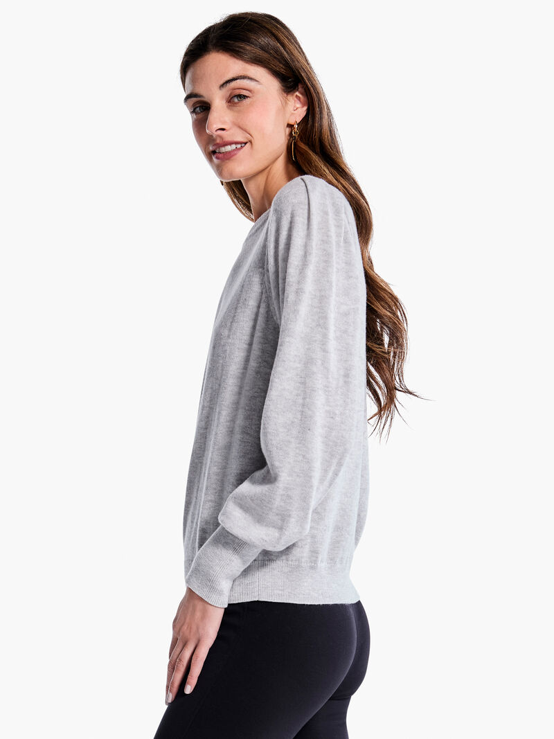 Woman Wears Femme Sleeve Sweater image number 1