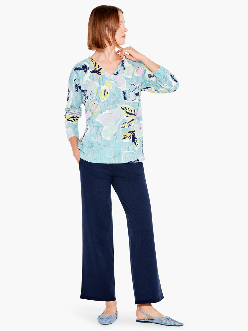 Woman Wears Greenhouse Garden Sweater image number 3