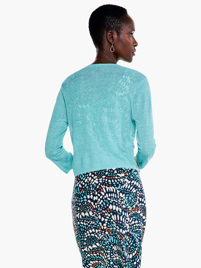 Woman Wears Easy Featherweight Cardigan image number 2