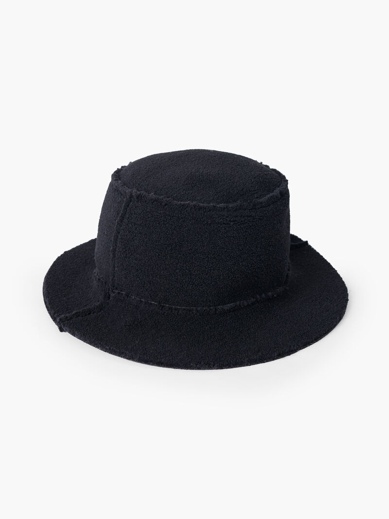Woman Wears Hat Attack Reversible Faux Bucket Hat image number 0