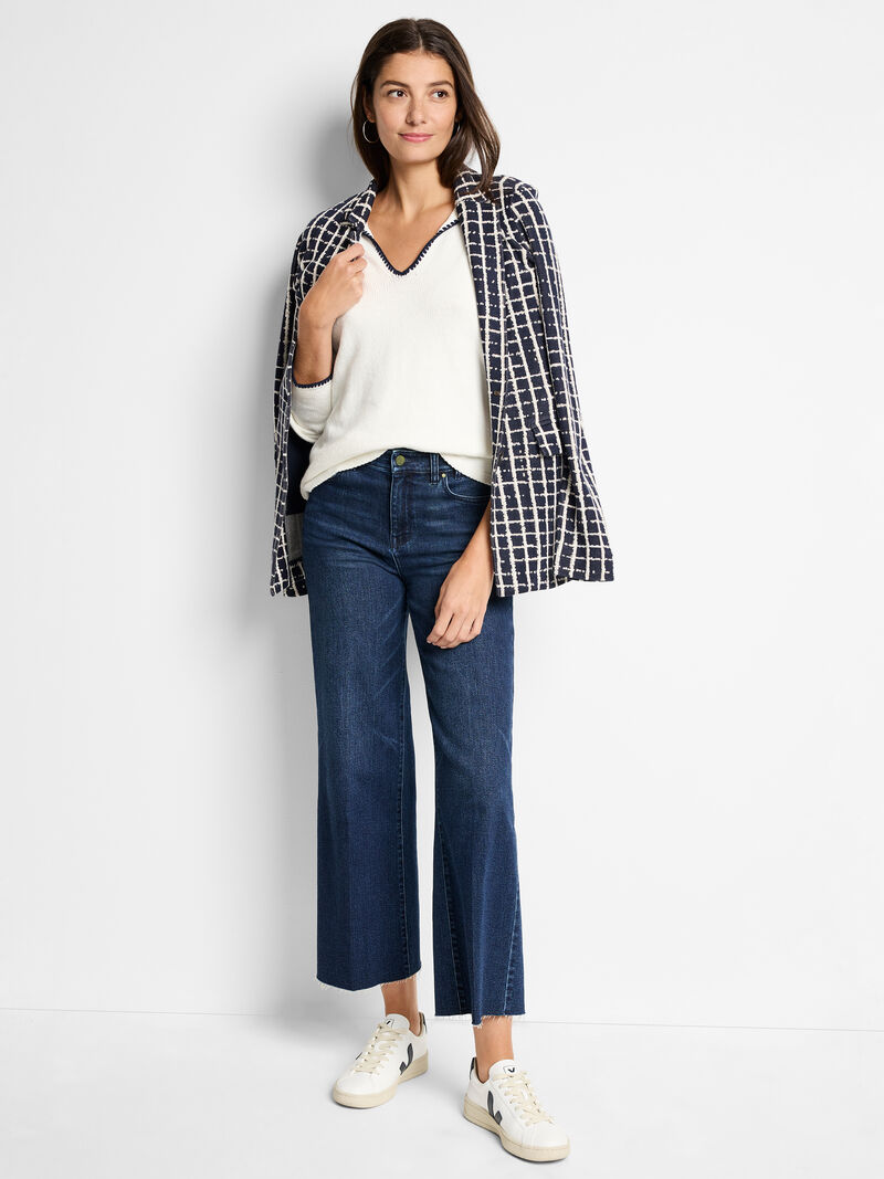 Blanket Stitch Getaway Sweater