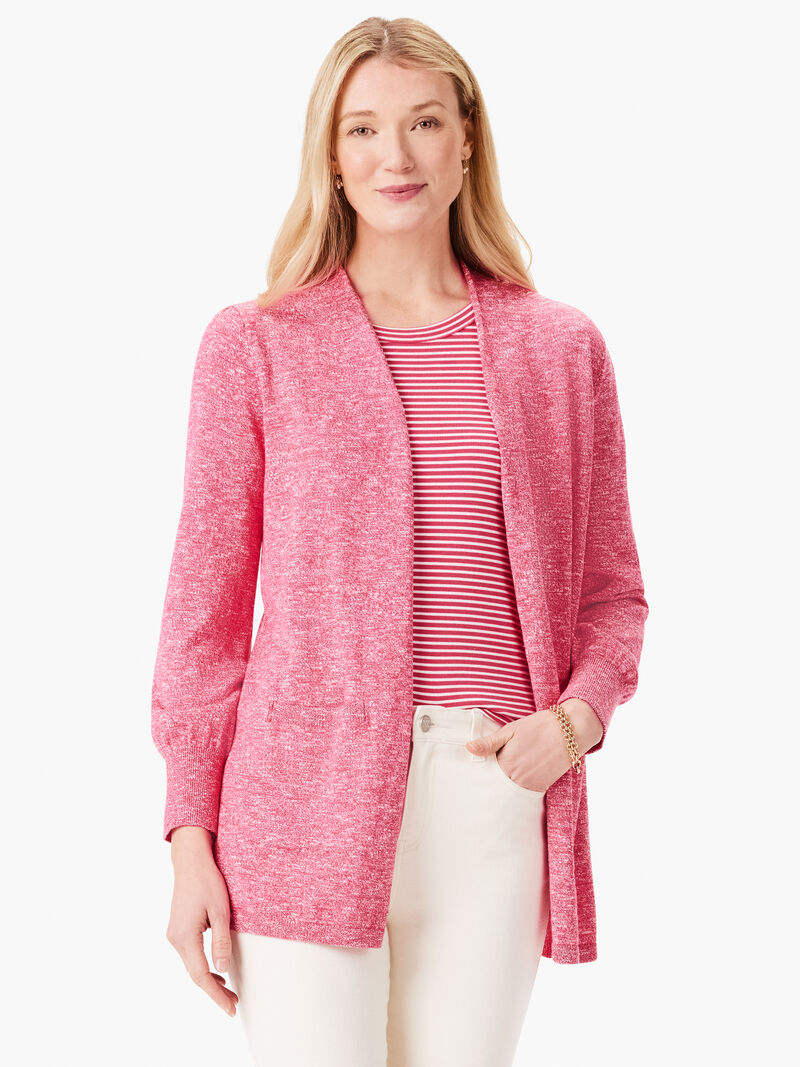 Woman Wears Coffee Run Cardigan image number 0