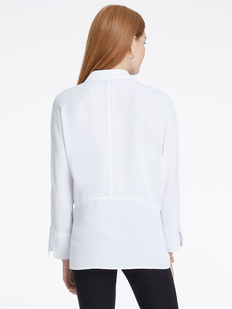 Woman Wears Flowing Ease Blouse image number 3