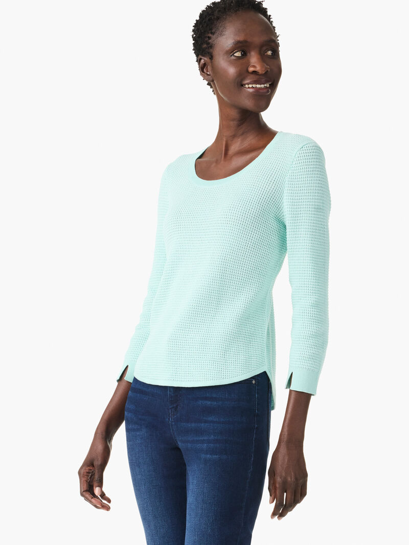 Woman Wears Chill Out Sweater image number 0