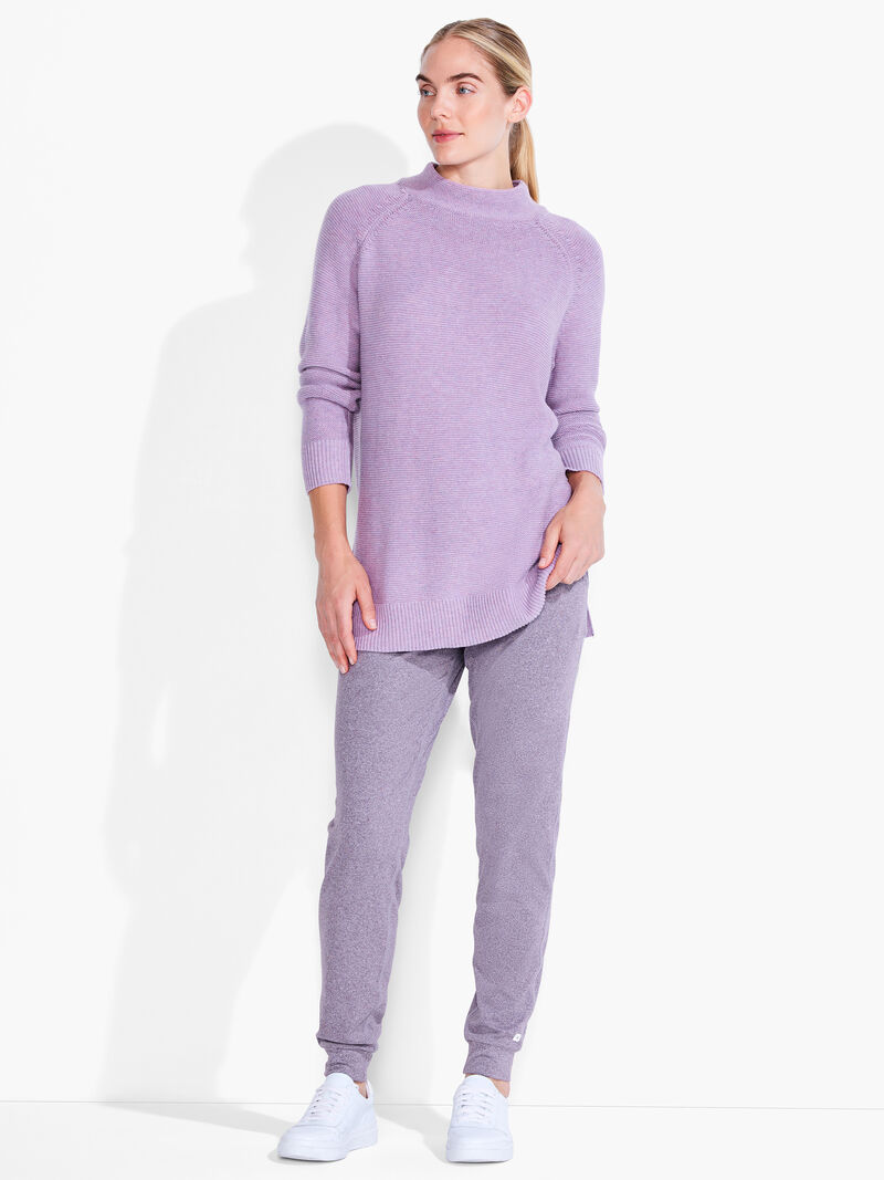 Woman Wears Cool Down Mock Sweater image number 3